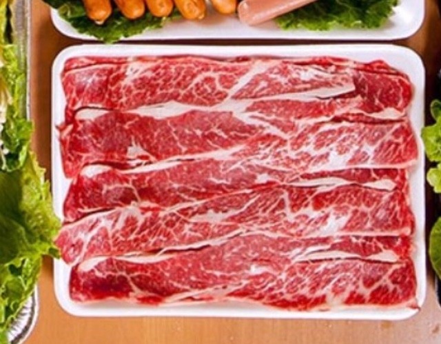 Beef Slice Fatty Frozen1 lb